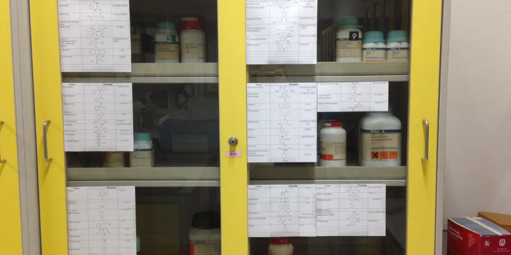 lab chemical storage