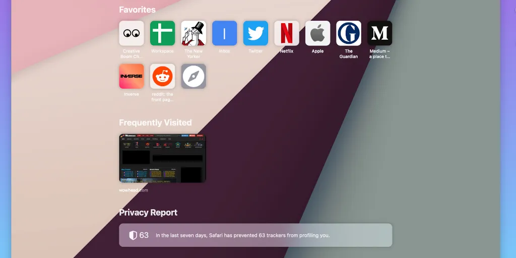 big sur macos 11 safari