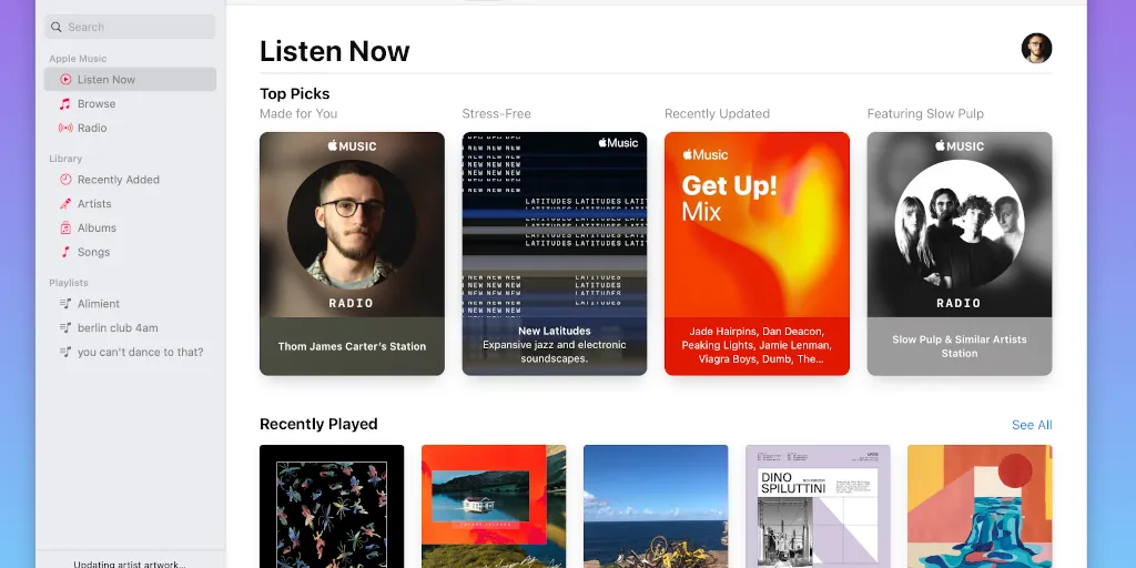 macos 11 big sur music
