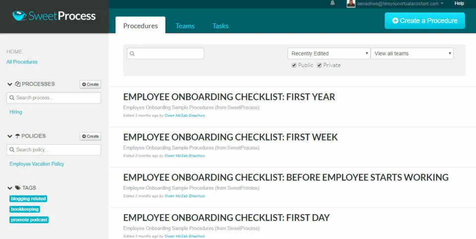 SweetProcess screenshot SweetProcess screenshot