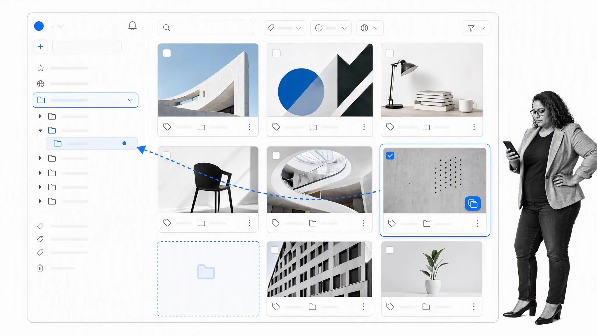 Raindrop.io bookmark library organized with collections and tags