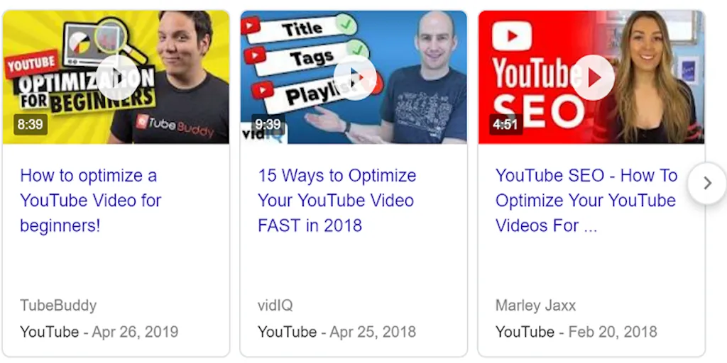 video optimization thumbnails