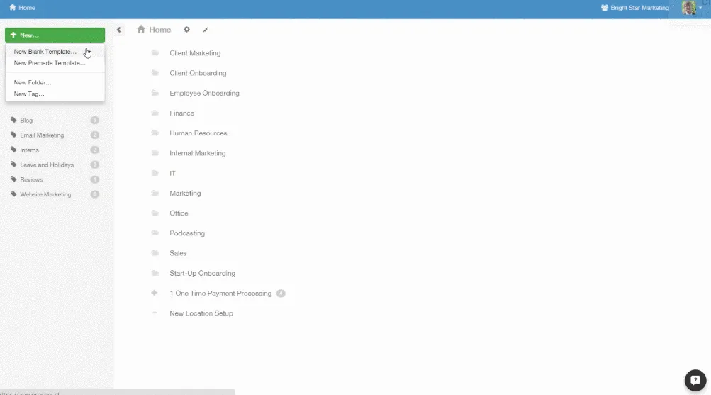 what is a workflow example