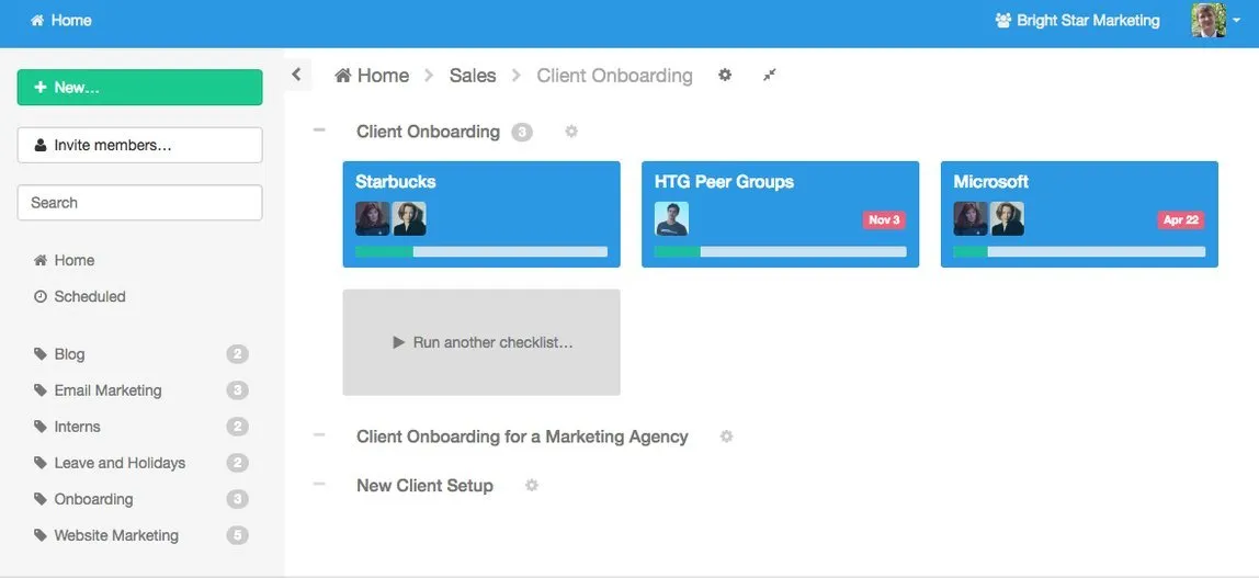 what is a workflow example