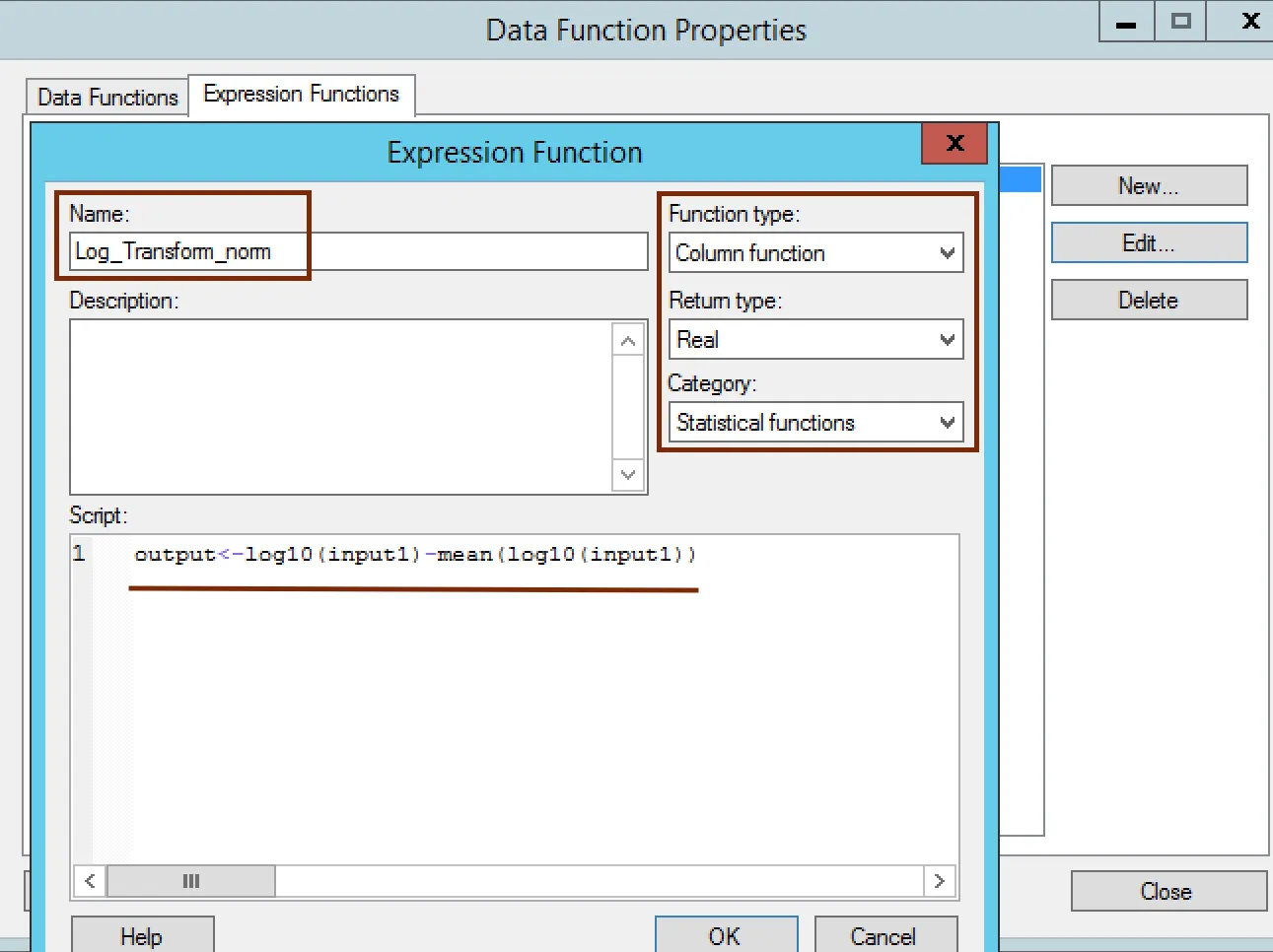 expression function