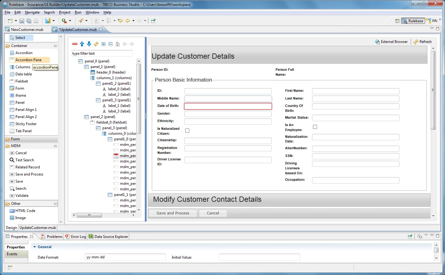 Low code rapid development environment