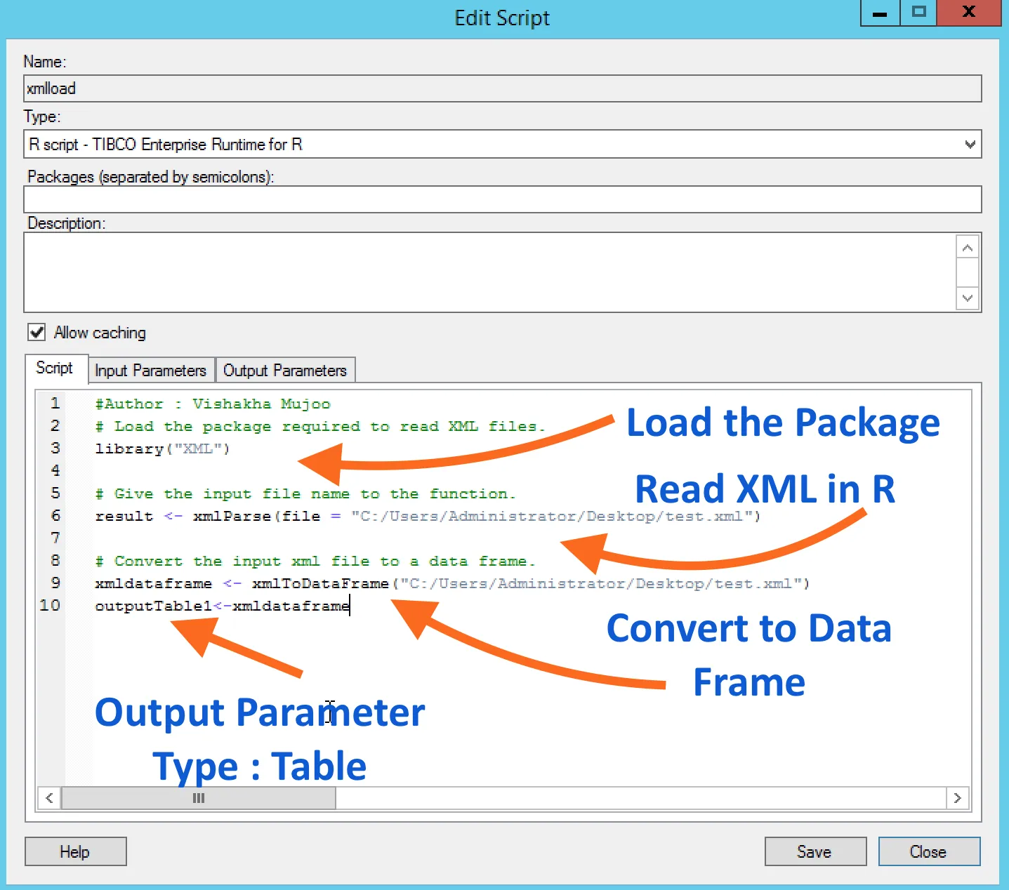 XML Script