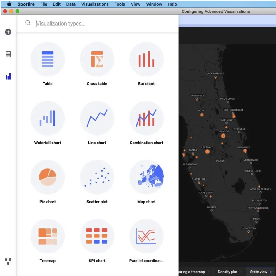 Add visualization from the visualizations flyout